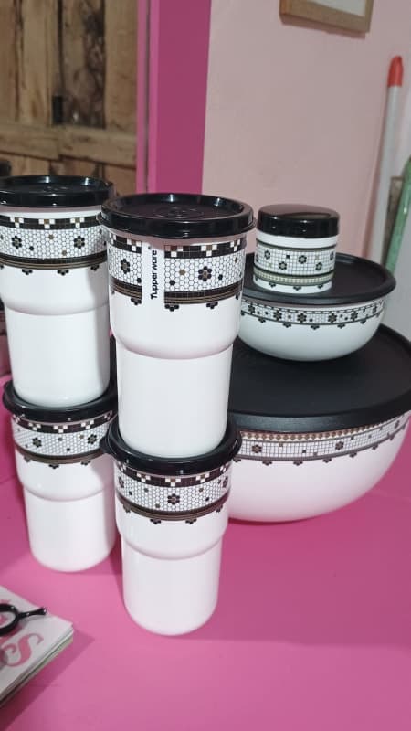 Kit Tupperware ladrilhos x7