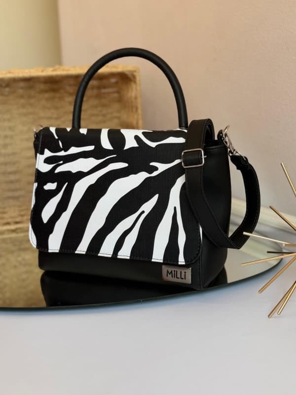 Bolsa da Mili estilo zebra